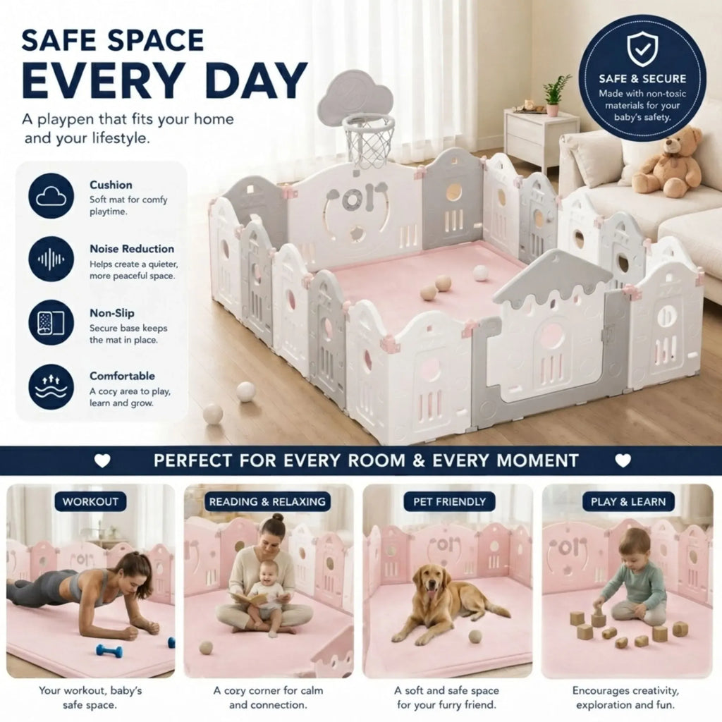 CARLA HOME Baby Play Mat 200x300cm