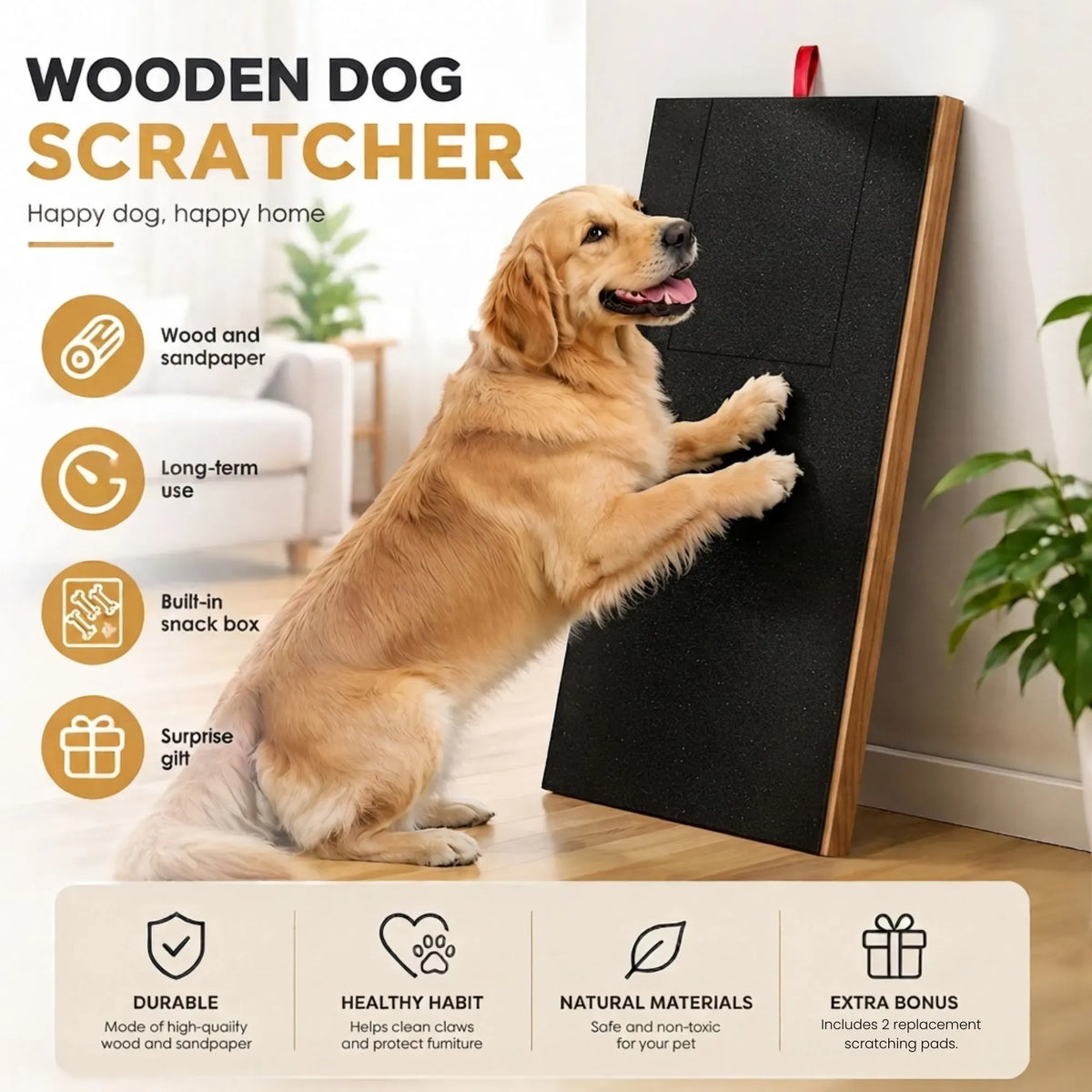CARLA HOME Dog Nail Scratch Board
