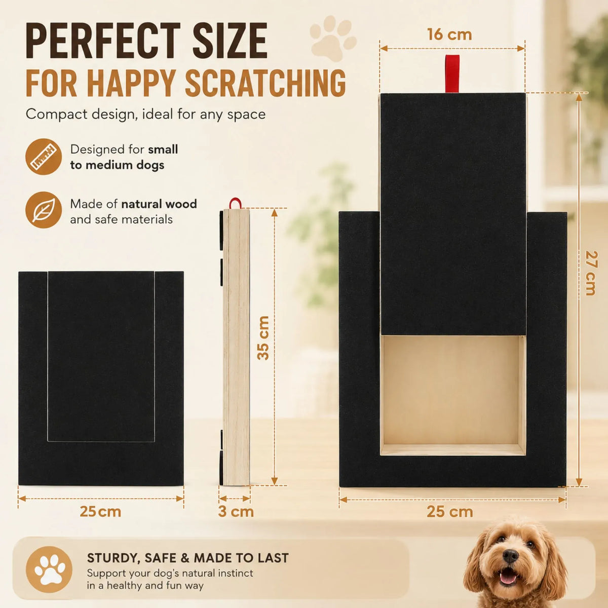 CARLA HOME Dog Nail Scratch Board