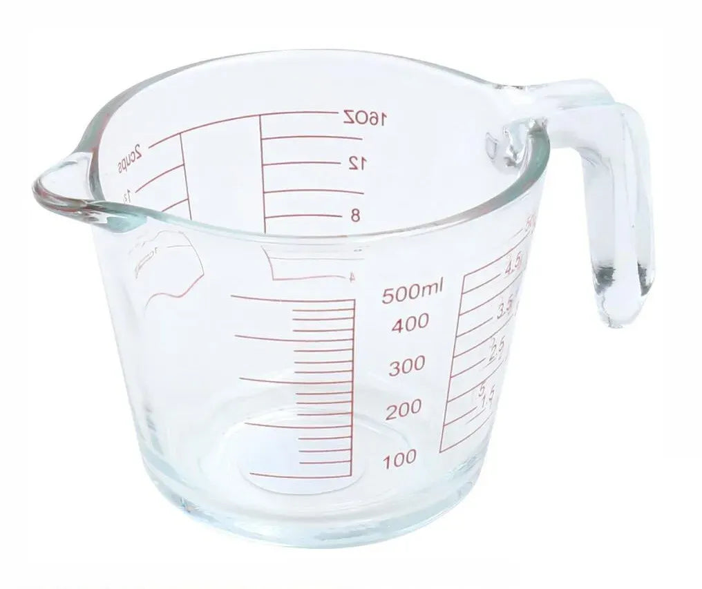 GENUX Clear Glass Measuring Jug, 500 ml