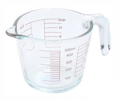 GENUX Clear Glass Measuring Jug, 500 ml