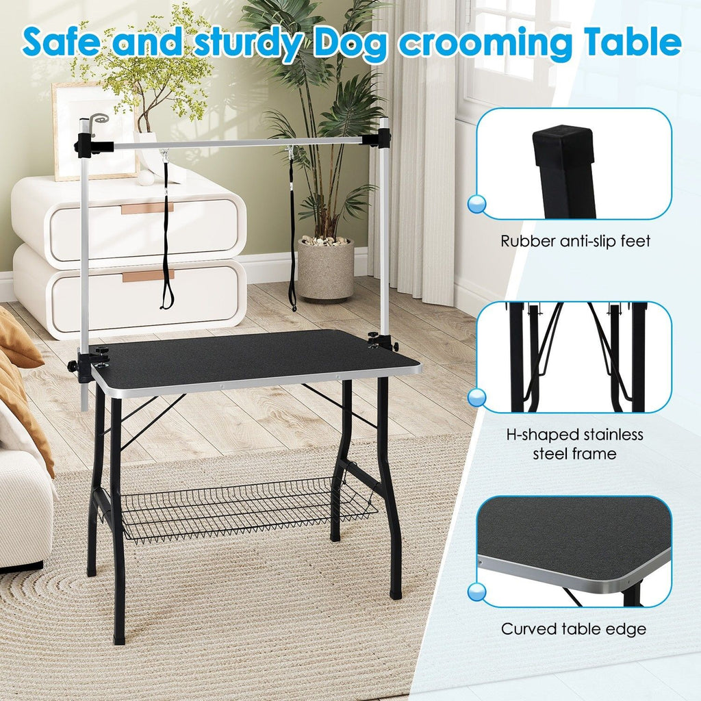 Adjustable Pet Grooming Table for Australian Cattle Dog
