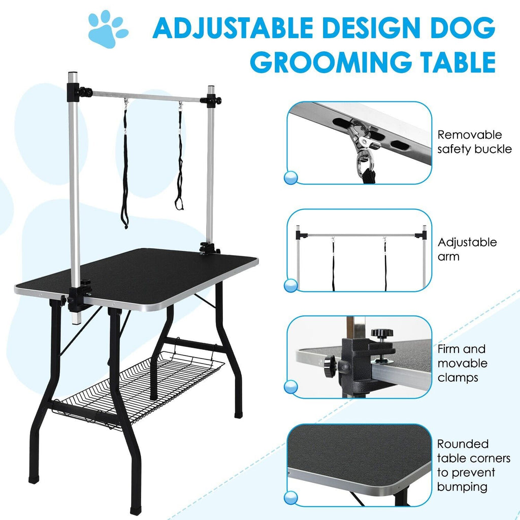 Adjustable Pet Grooming Table for Australian Cattle Dog