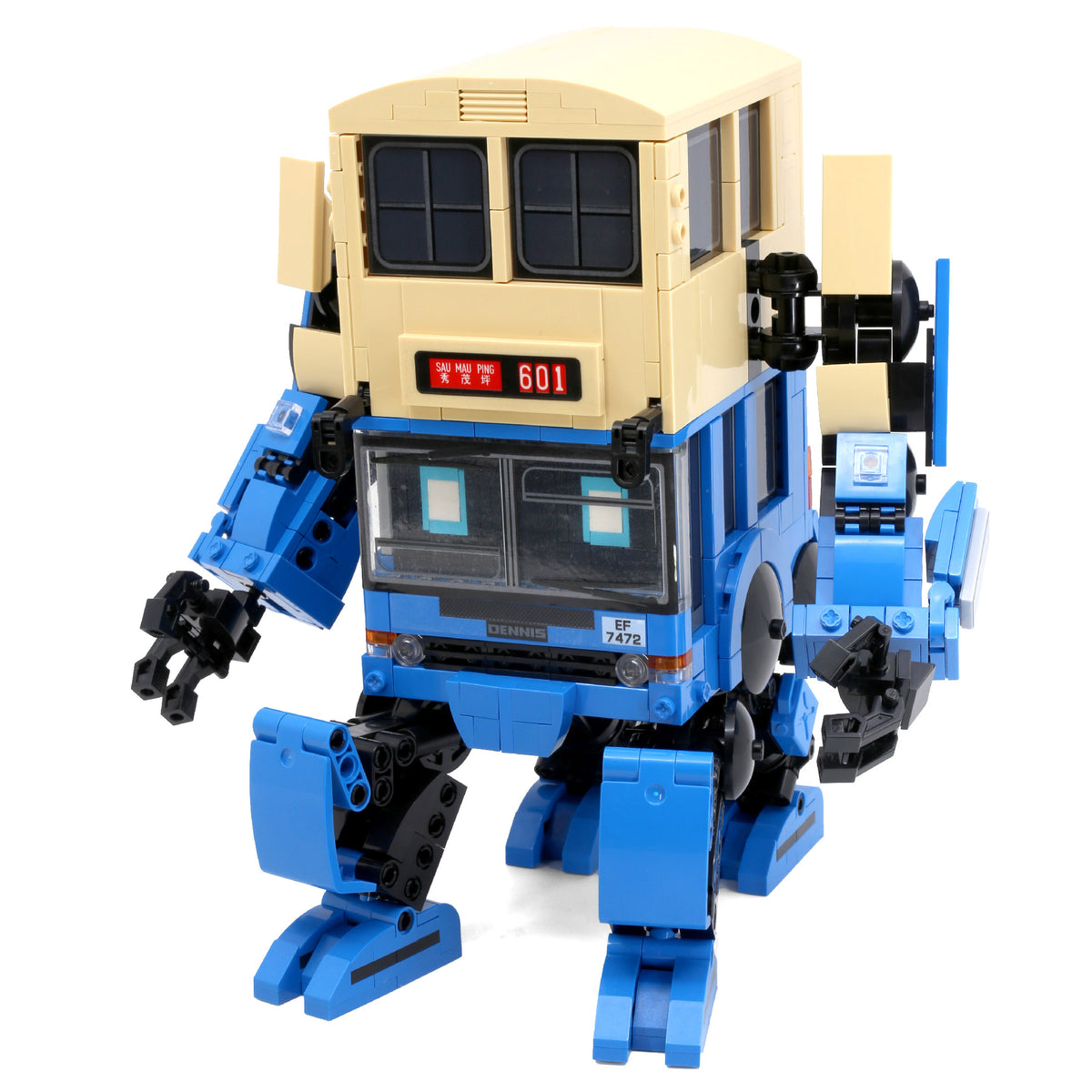 Kalos Hong Kong Machines Robot Bus Dennis Building Block Set 786pcs