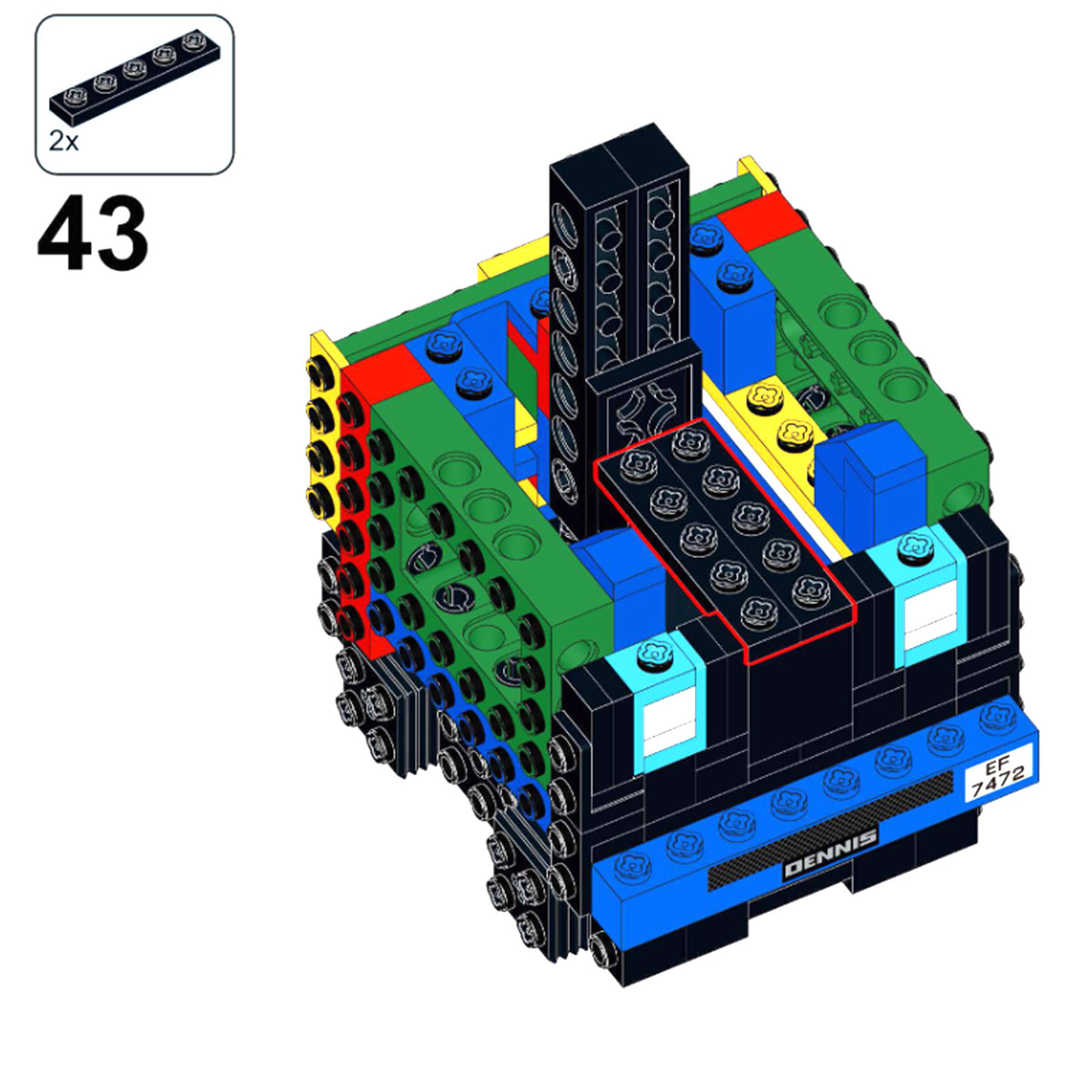 Kalos Hong Kong Machines Robot Bus Dennis Building Block Set 786pcs