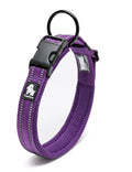 Heavy Duty Reflective Collar Blue 2XL