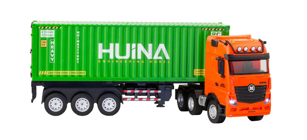 1:18 Scale 9-Channel Alloy Remote Control Container Truck