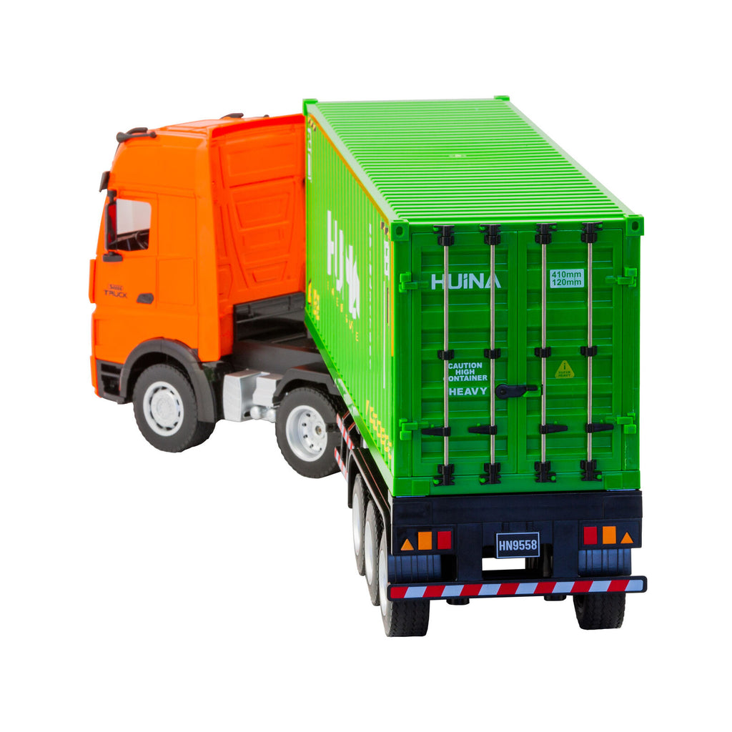 1:18 Scale 9-Channel Alloy Remote Control Container Truck