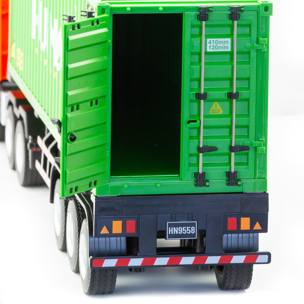 1:18 Scale 9-Channel Alloy Remote Control Container Truck