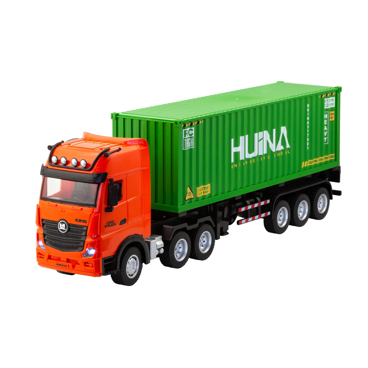 1:18 Scale 9-Channel Alloy Remote Control Container Truck