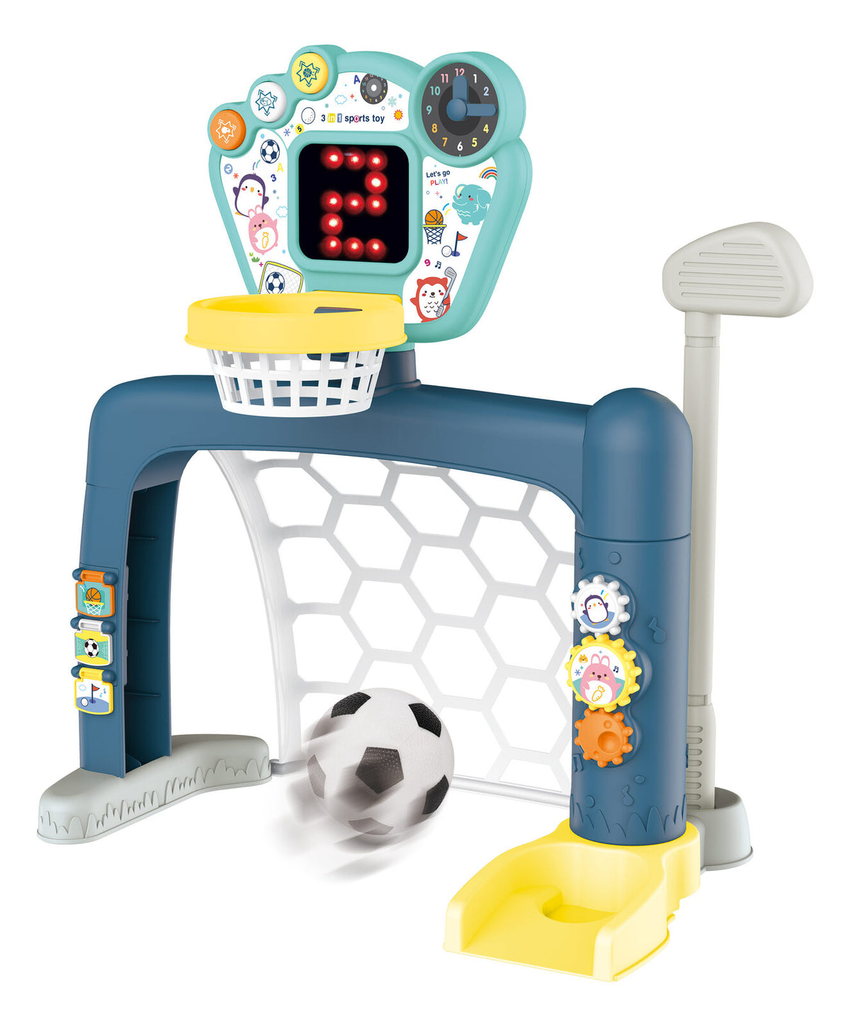 Sports World 3-in-1 Adjustable Indoor basketball