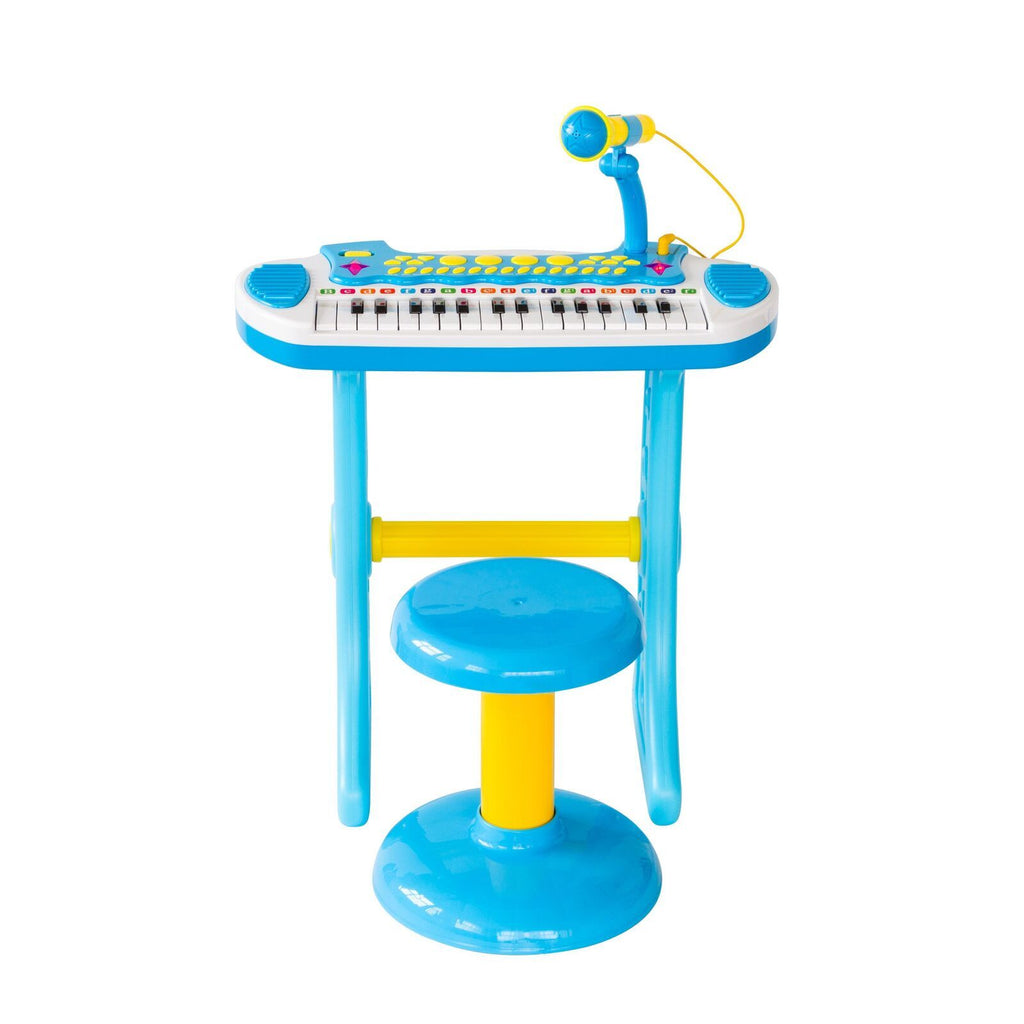 Lenoxx Children's 31 Key Electronic Keyboard with Stand and Stool