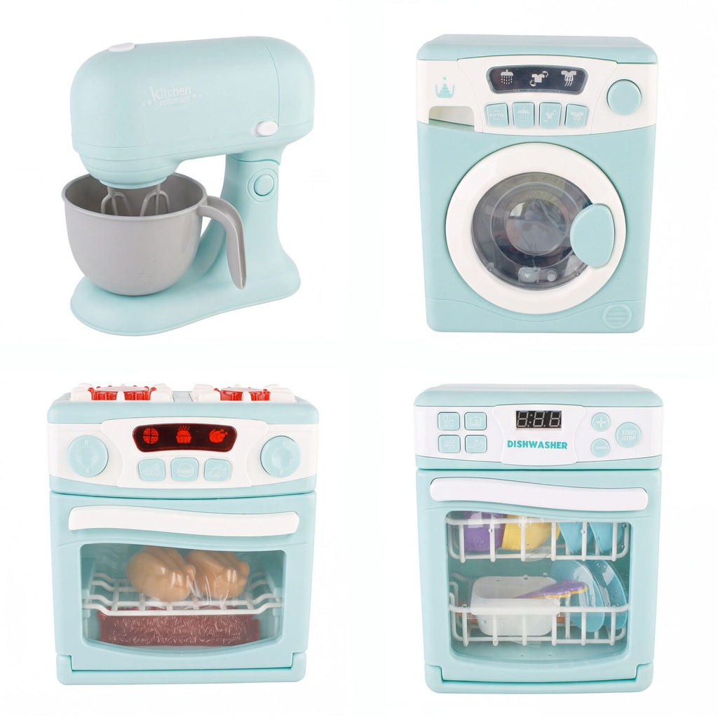 4 Piece Home Appliance Toy Mixer