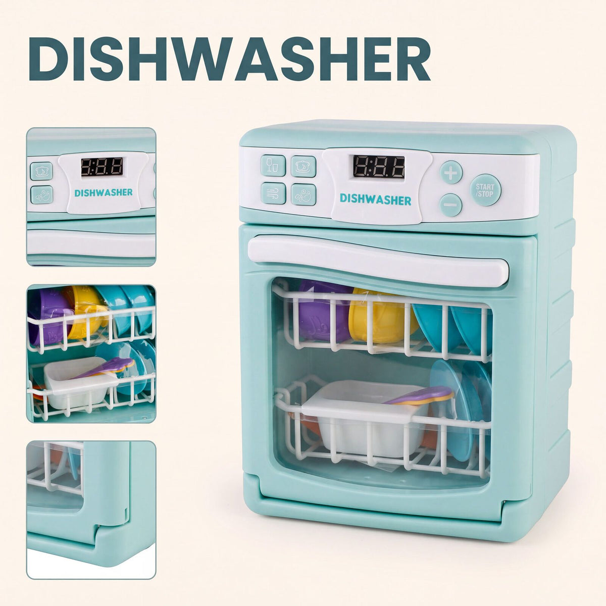 4 Piece Home Appliance Toy Mixer