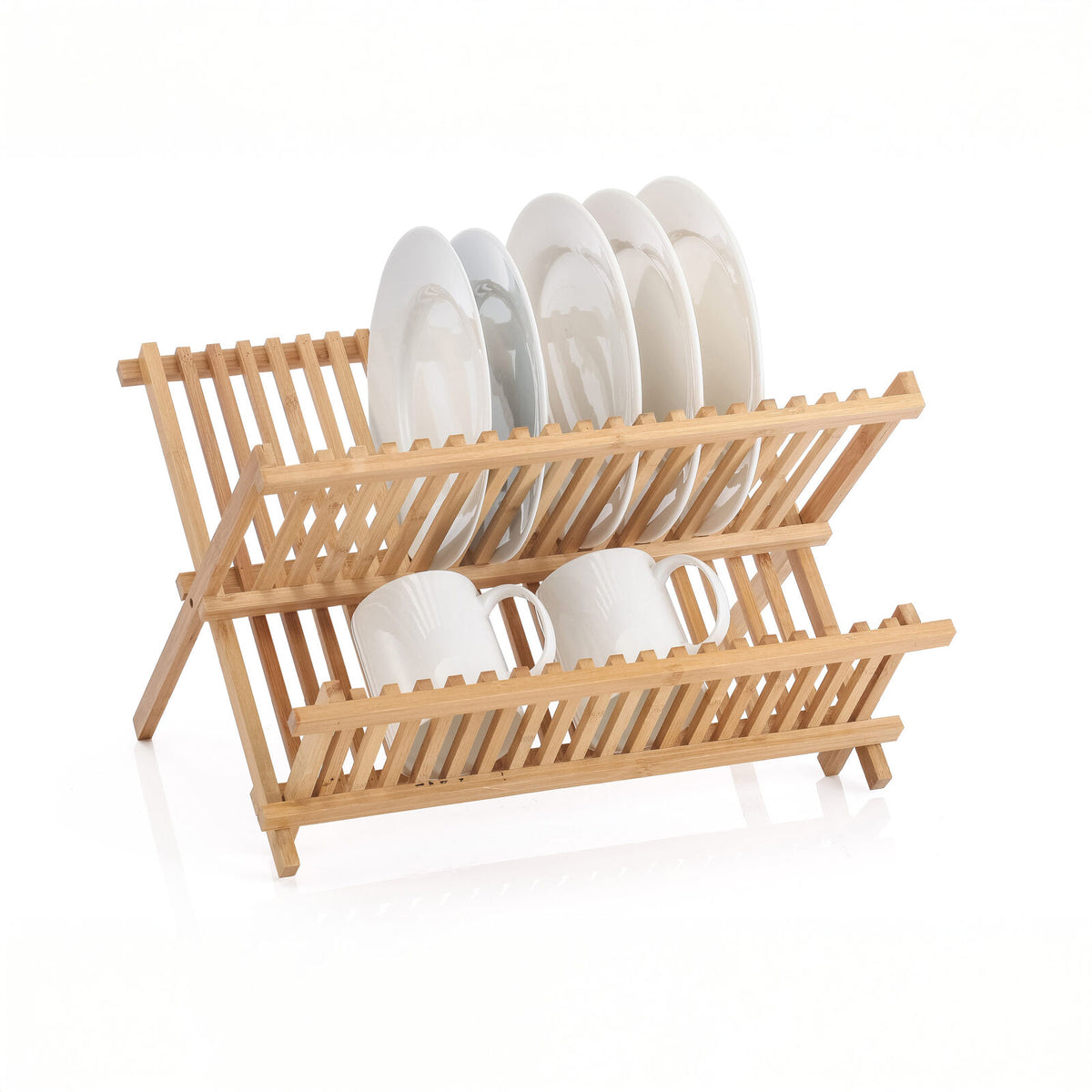 Hacienda 2 Tier Bamboo Dish Rack
