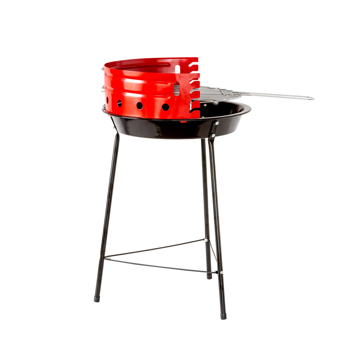 Hacienda Portable Charcoal Grill, 33 cm Diameter, on a white background, photo 4 of 5