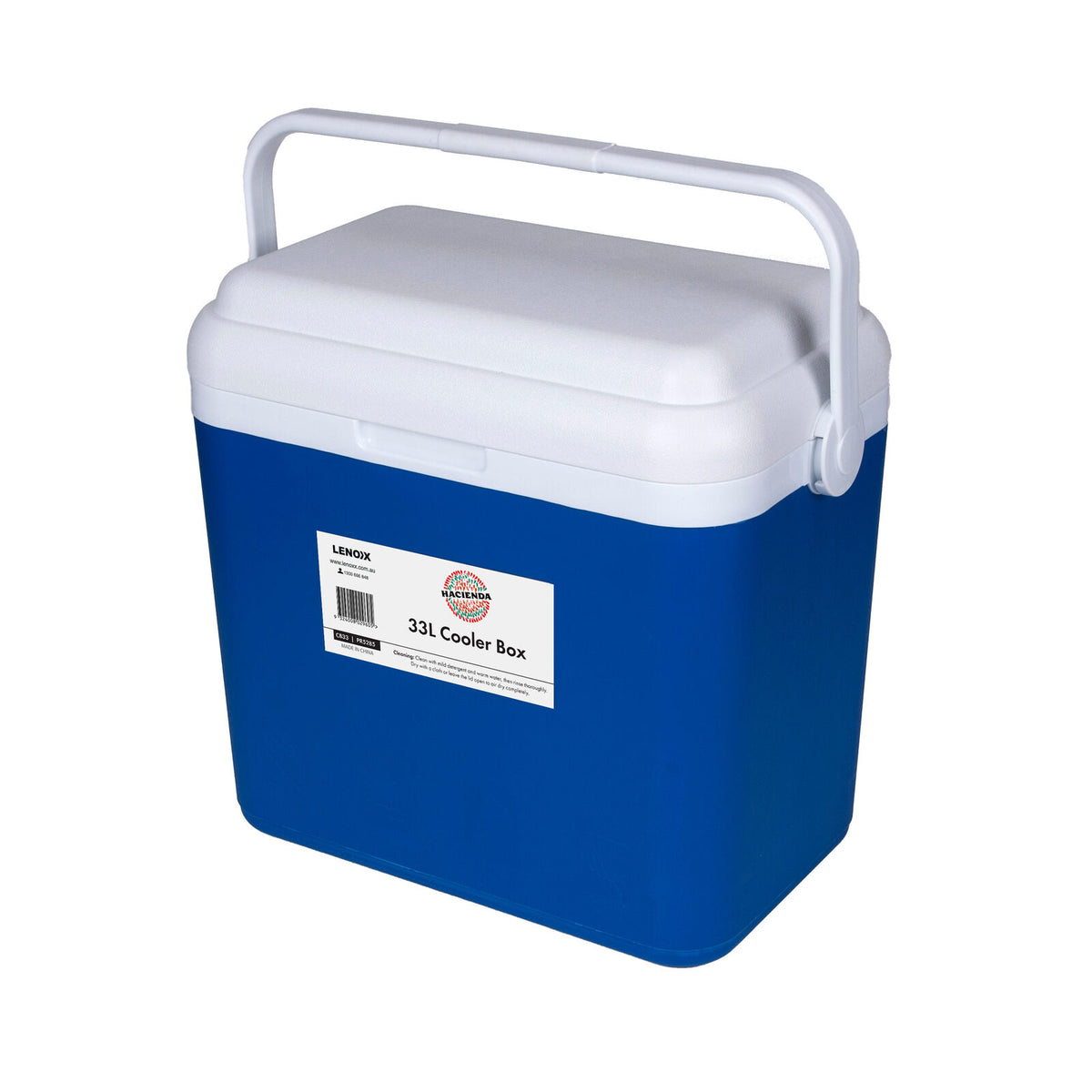 33L Portable Cooler Box Ice Chest for Picnic, Camping, Fishing