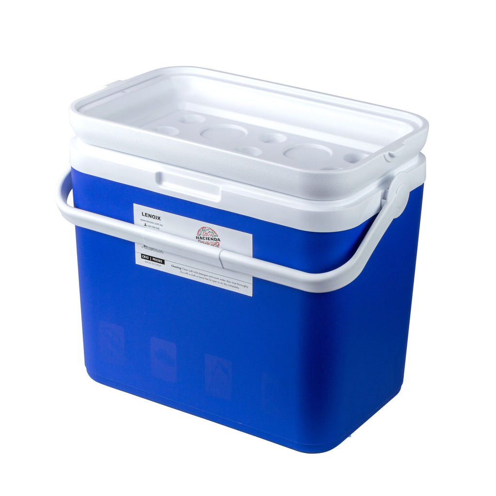 33L Portable Cooler Box Ice Chest for Picnic, Camping, Fishing