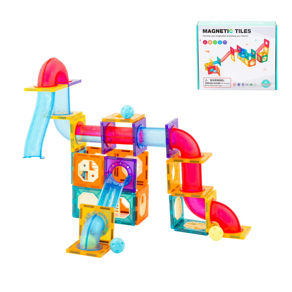 88 Pcs non-toxic STEM Educational