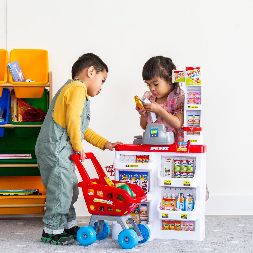 Children's Home Supermarket w/ Toy Cash Register