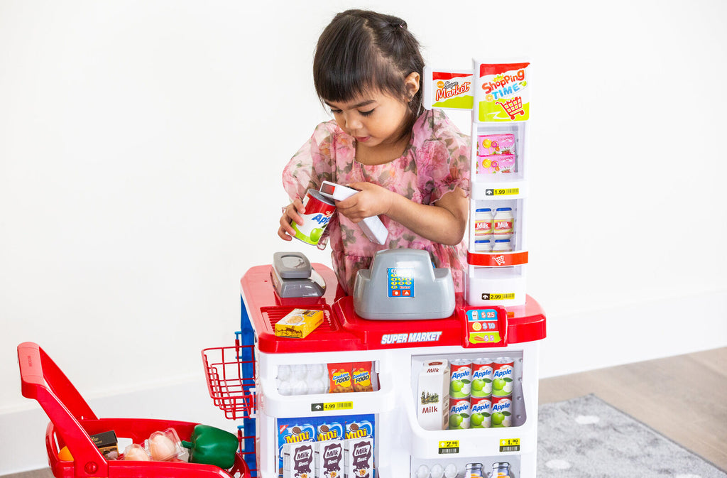 Children's Home Supermarket w/ Toy Cash Register