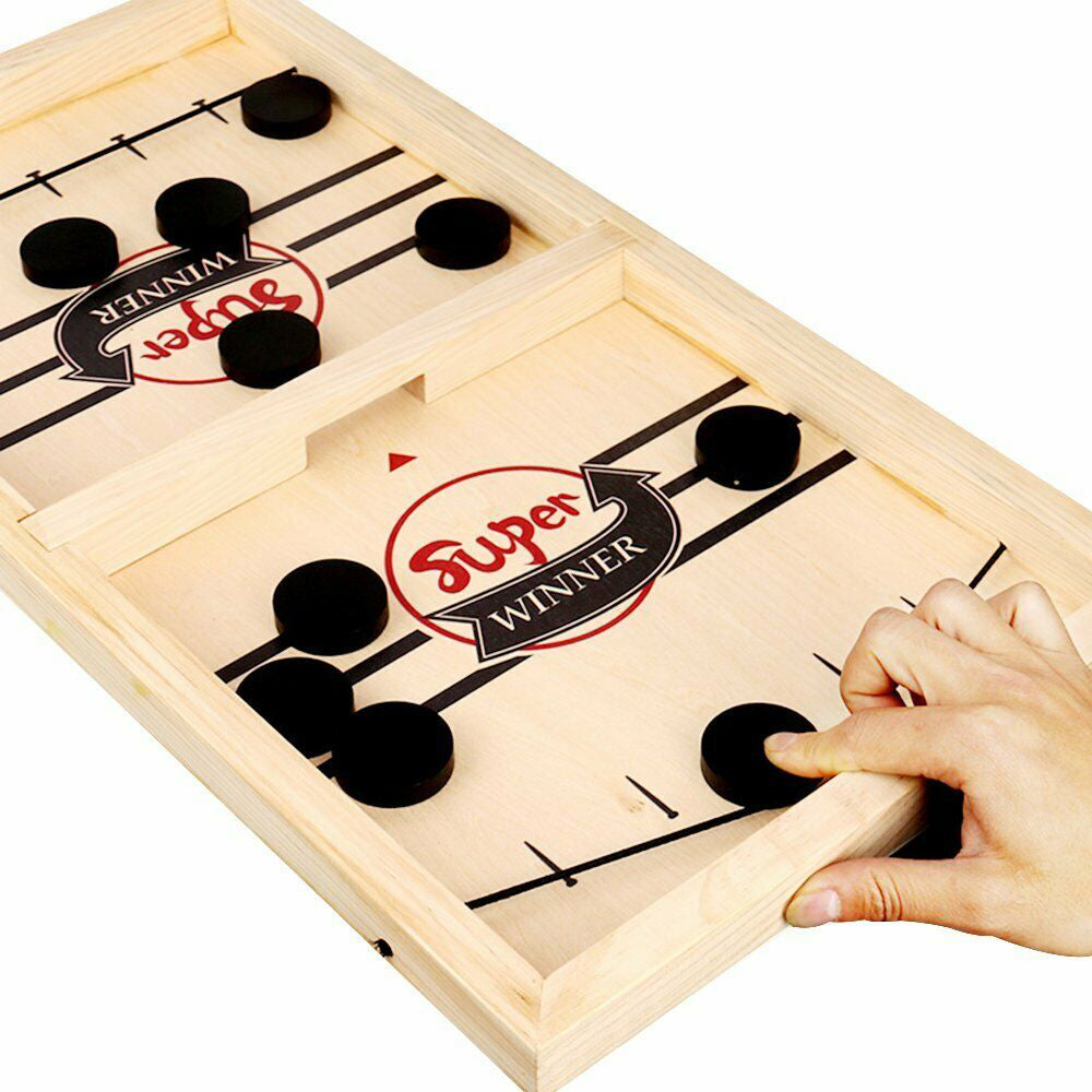 Fast Sling Puck Paced SlingPuck Winner Board Game Family Party Toys