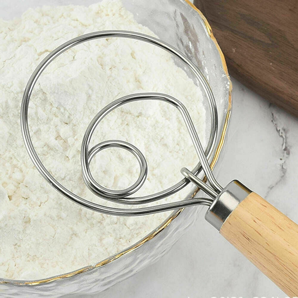 Stainless Steel Danish Dough Whisk, 13 Inch