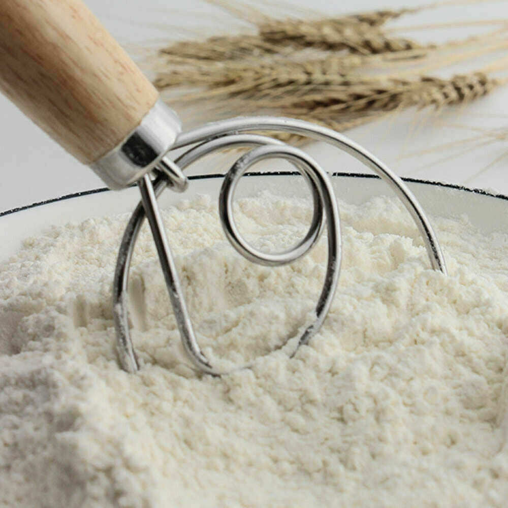 Stainless Steel Danish Dough Whisk, 13 Inch