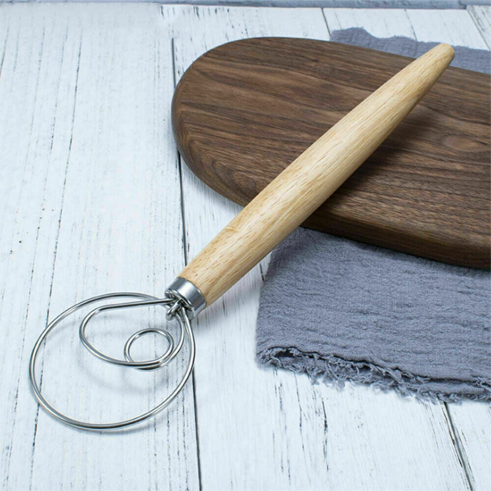 Stainless Steel Danish Dough Whisk, 13 Inch