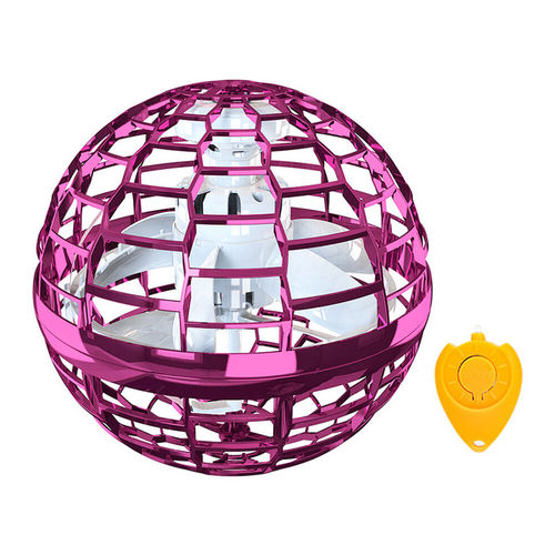 2pcs PURPLE Flying Ball Mini Hand UFO Toys Drone Helicopter Hover Quadcopter Kids Toys
