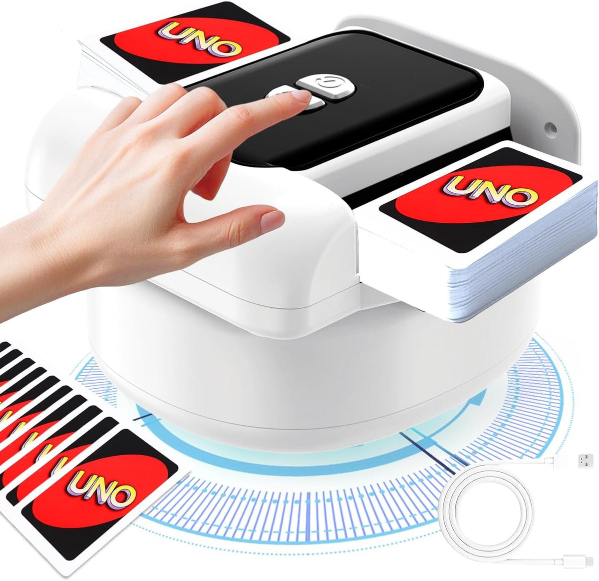 2 Deck Automatic Card Shuffler Board Game Poker Playing Cards