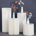 Cardboard Cylinder Display Plinths, 30 cm Diameter, Set of 4