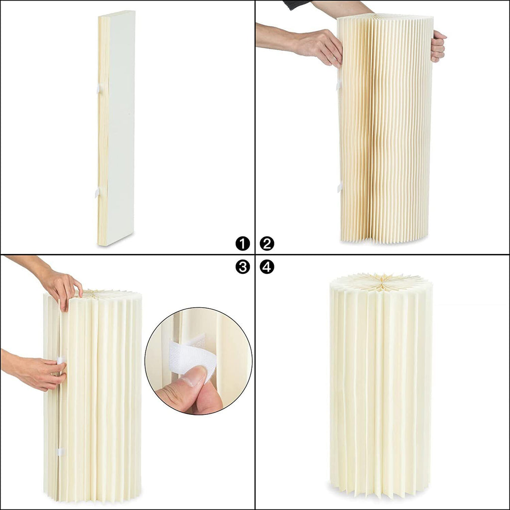 Cardboard Cylinder Display Plinths, 30 cm Diameter, Set of 4