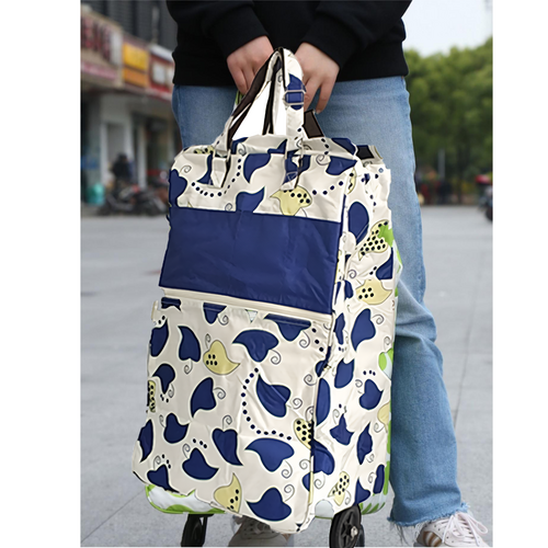 Shopping Trolley Cart Bag Foldable Wheels Carts Bags Market Luggage