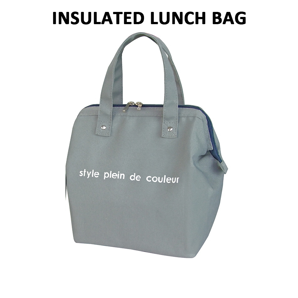 Insulated Thermal Cooler Lunch Bag Portable Picnic Storage Bag Pouch