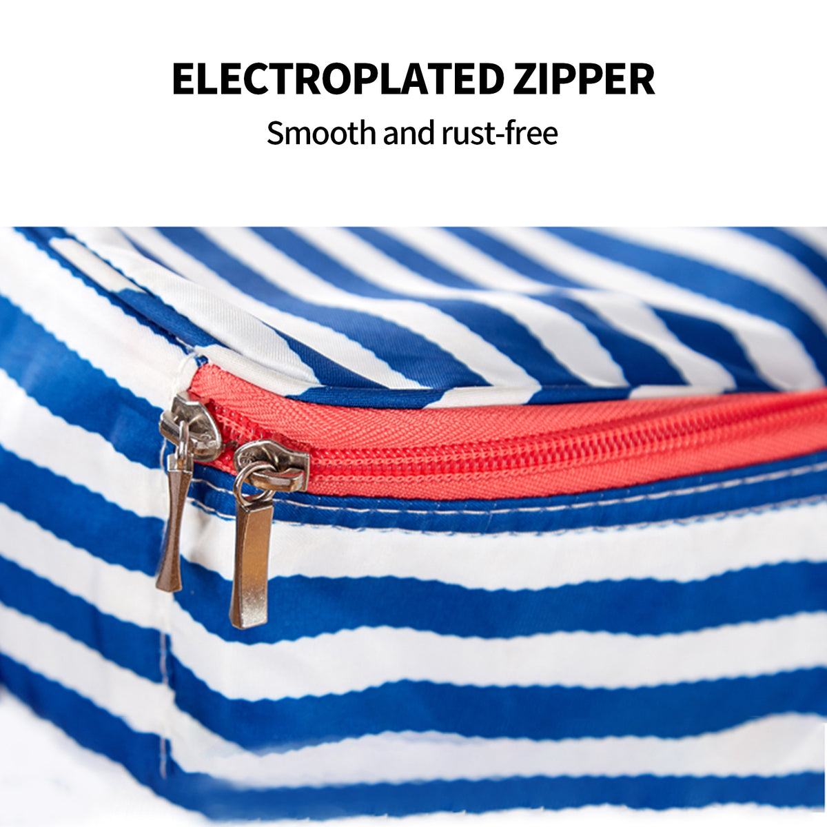Blue Insulated Picnic Bag Thermal Cooler Portable Lunch Food Tote