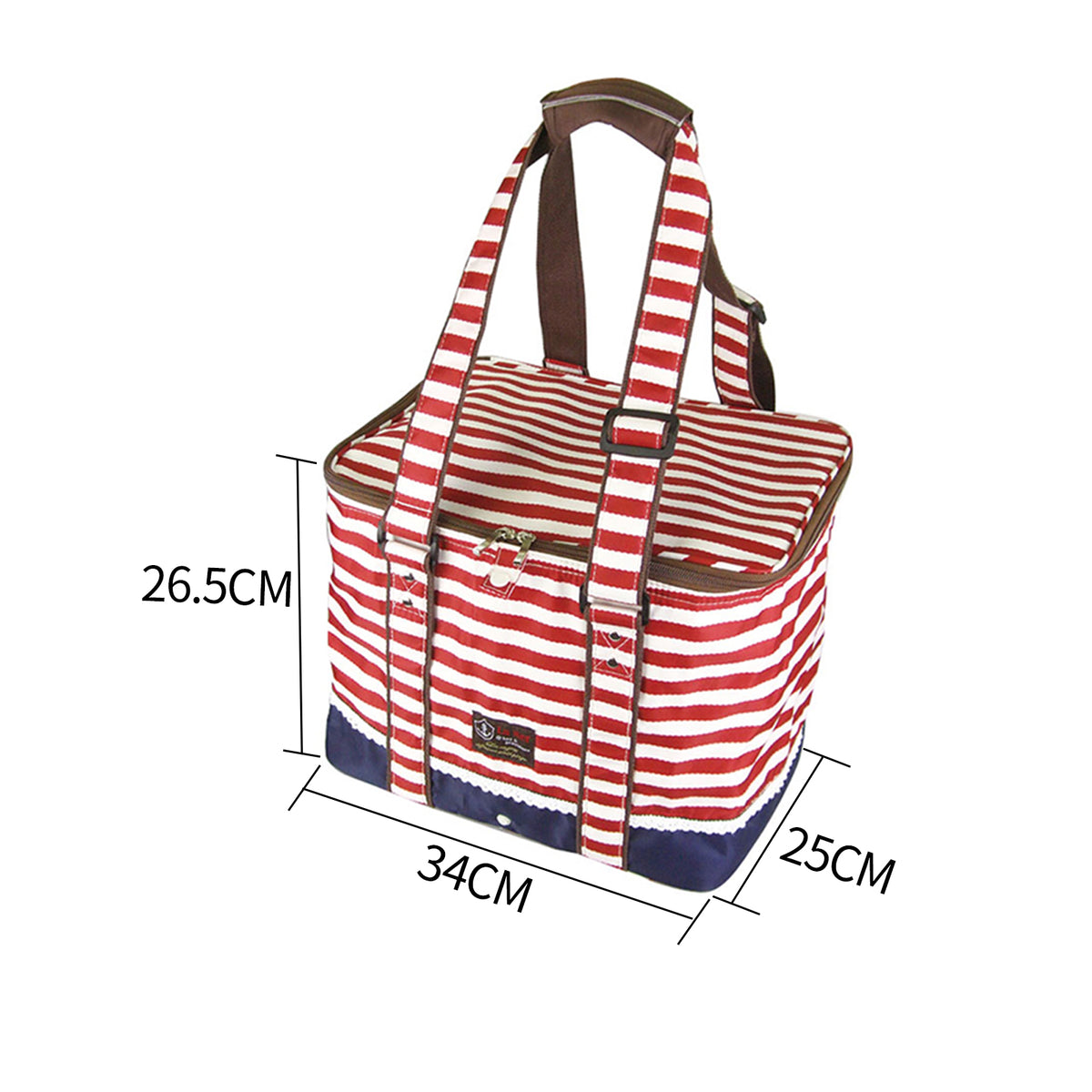 Red Insulated Picnic Bag Thermal Cooler Portable Lunch Food Tote
