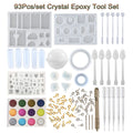 93 Piece Silicone Resin Mould and Tool Kit, showing what is included