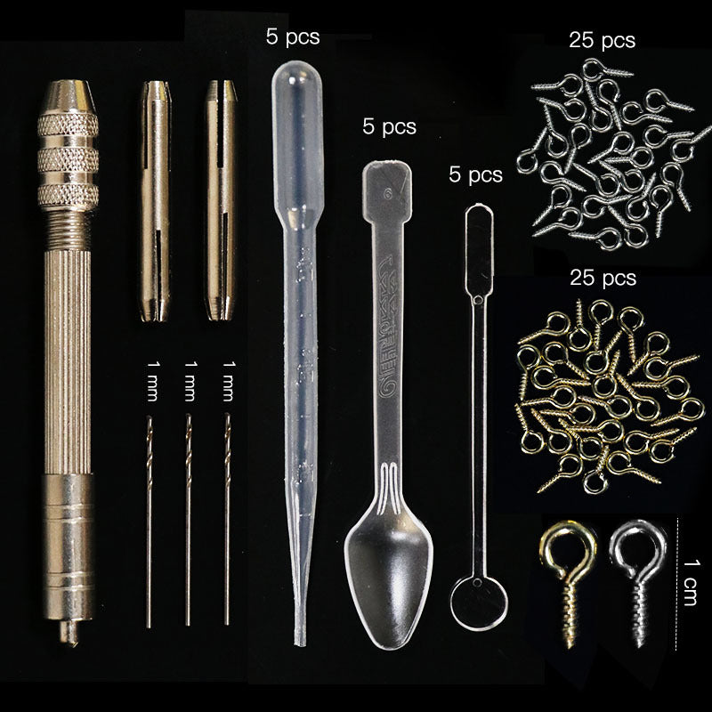 93 Piece Silicone Resin Mould and Tool Kit, showing what is included, photo 6 of 6