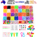 40Grids Rainbow Loom Bands Rubber Bracelet Making Kit S Clips Beads