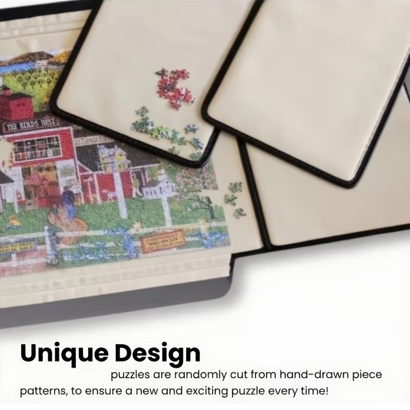 Portable Jigsaw Puzzle Board Mat Holds up to 1000 Pcs Puzzle Surface