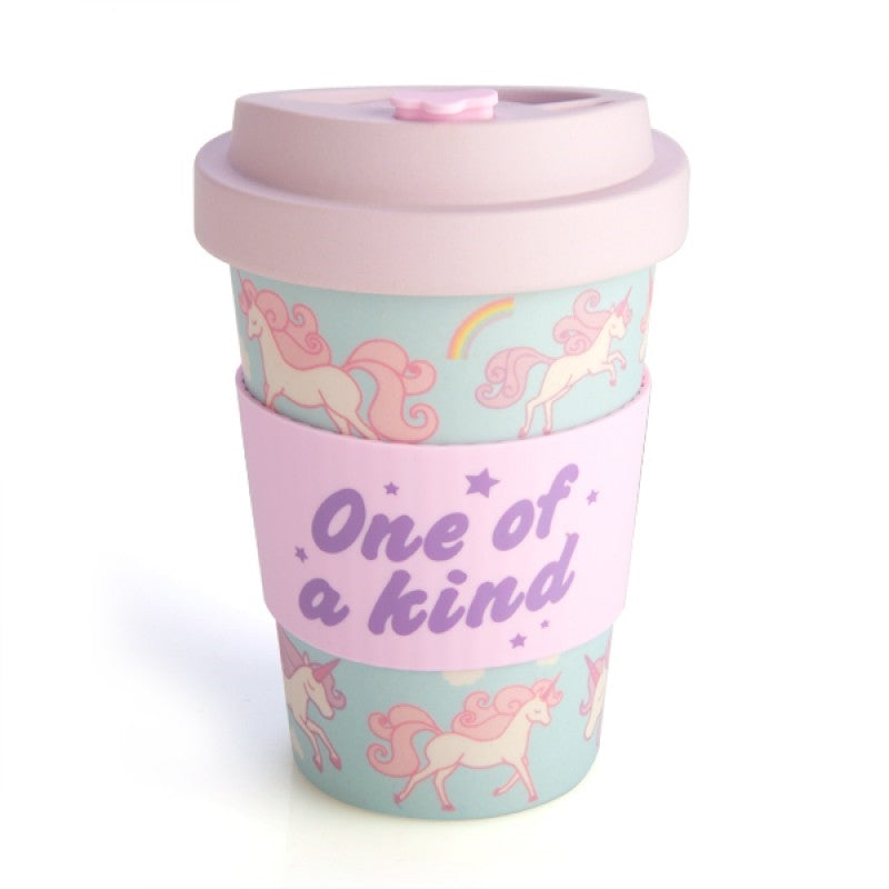 Unicorn Bamboo Travel Cup with Lid, 470 ml