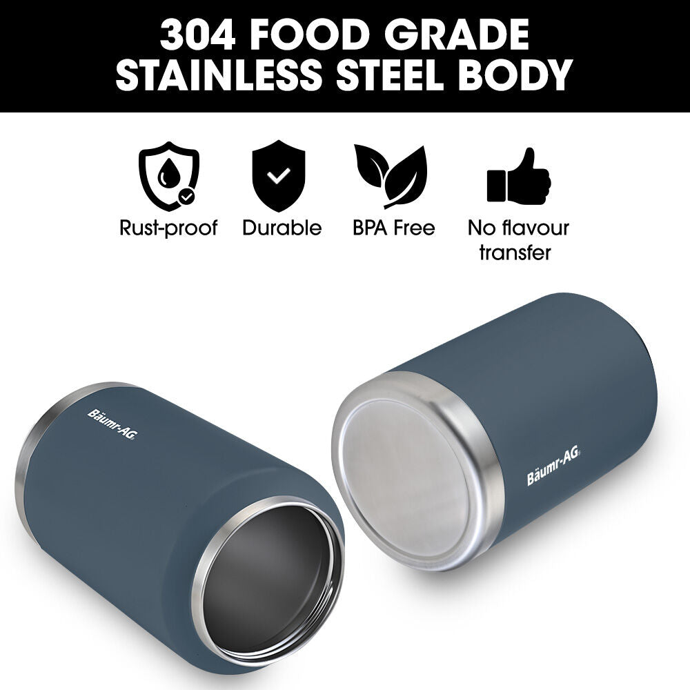 Baumr-AG Insulated Stainless Steel Drink Jug with Handle, Blue, 3.8 L