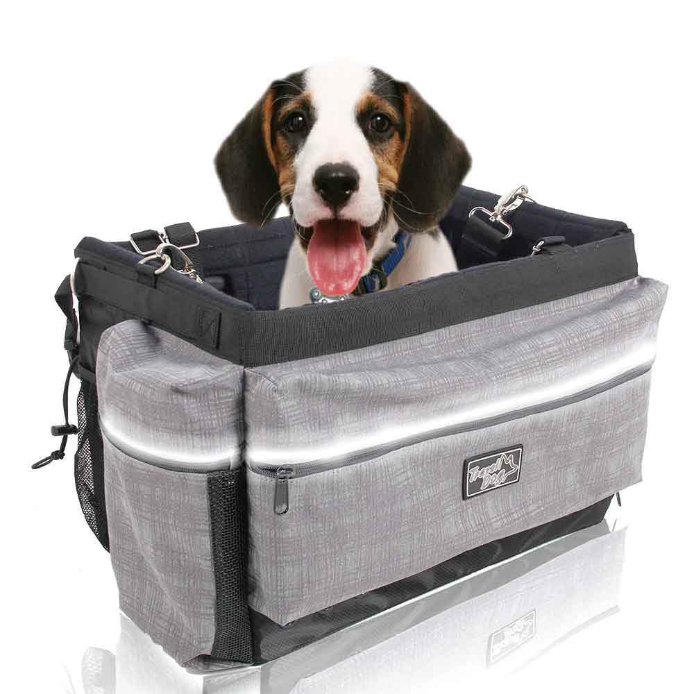 Small Dog Bicycle Mount Bag - Pet Travel Carrier Basket