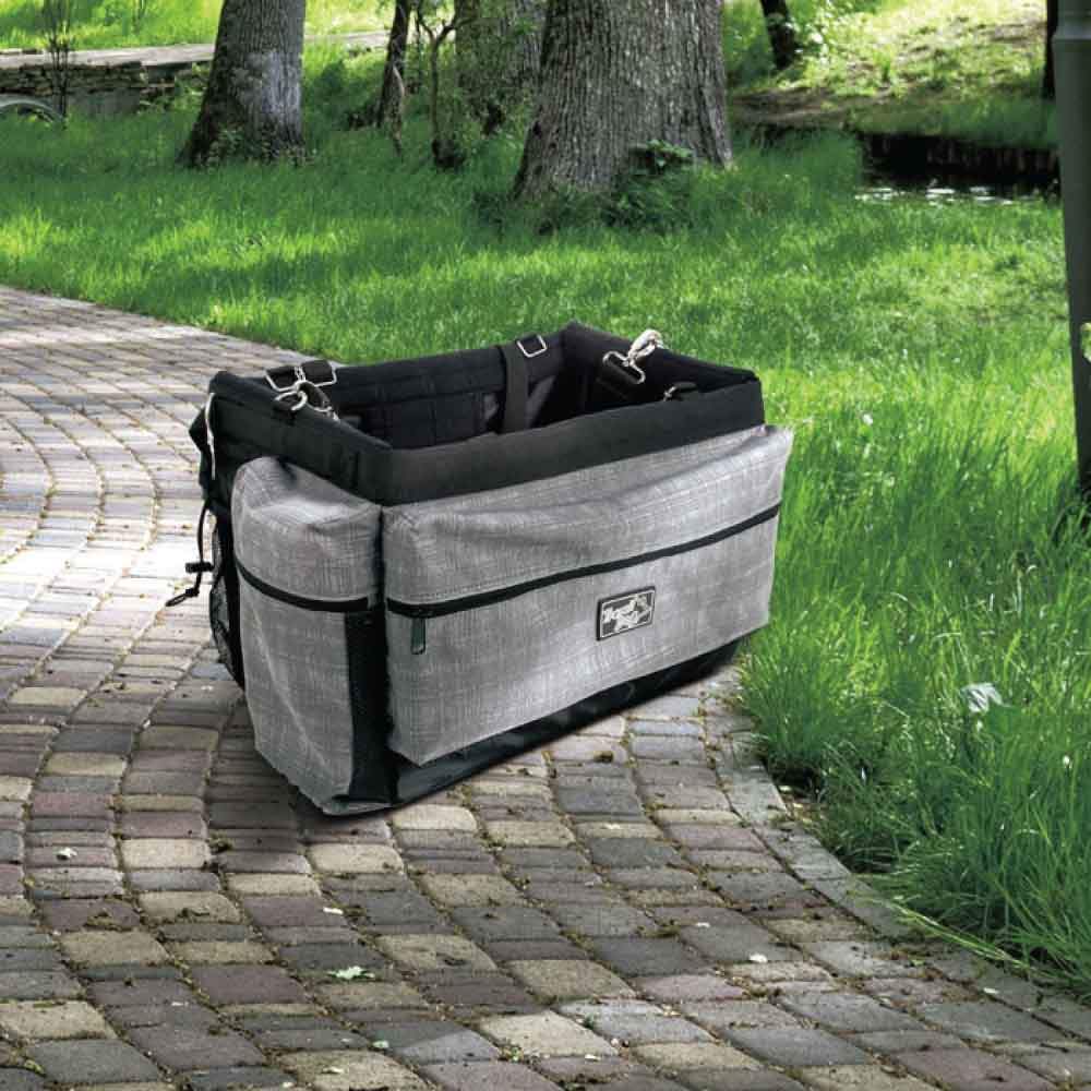 Small Dog Bicycle Mount Bag - Pet Travel Carrier Basket