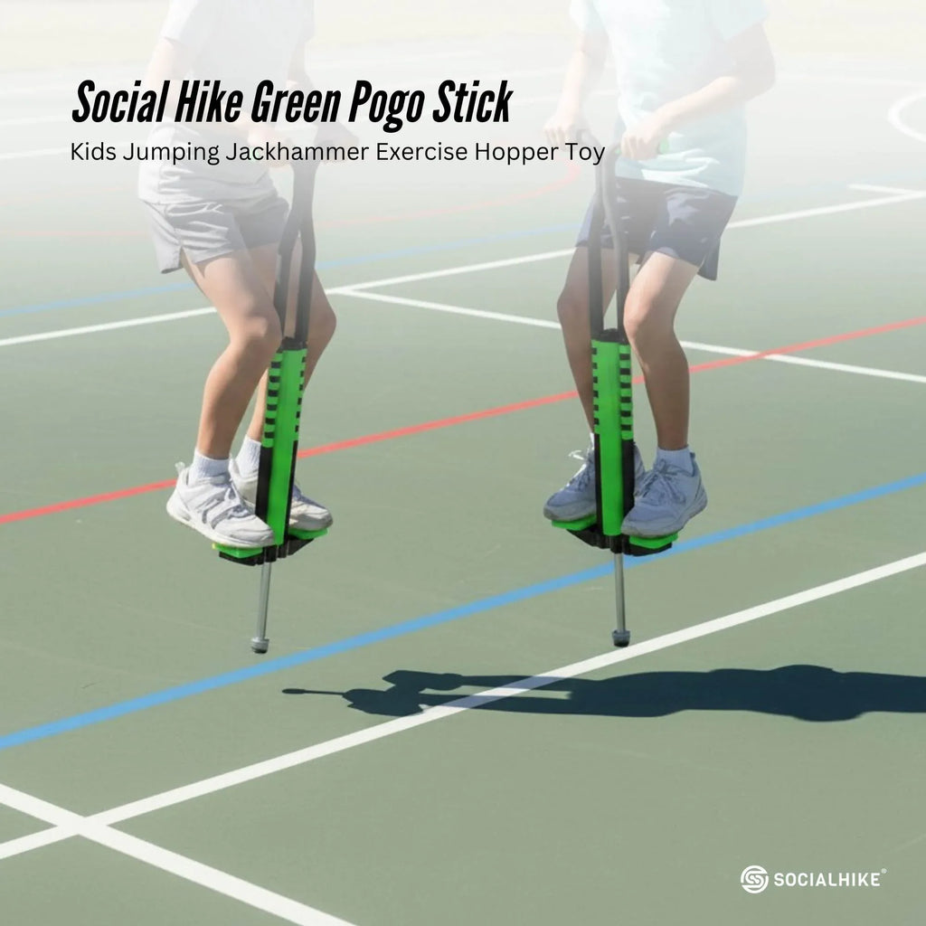 Social Hike Green Pogo Stick
