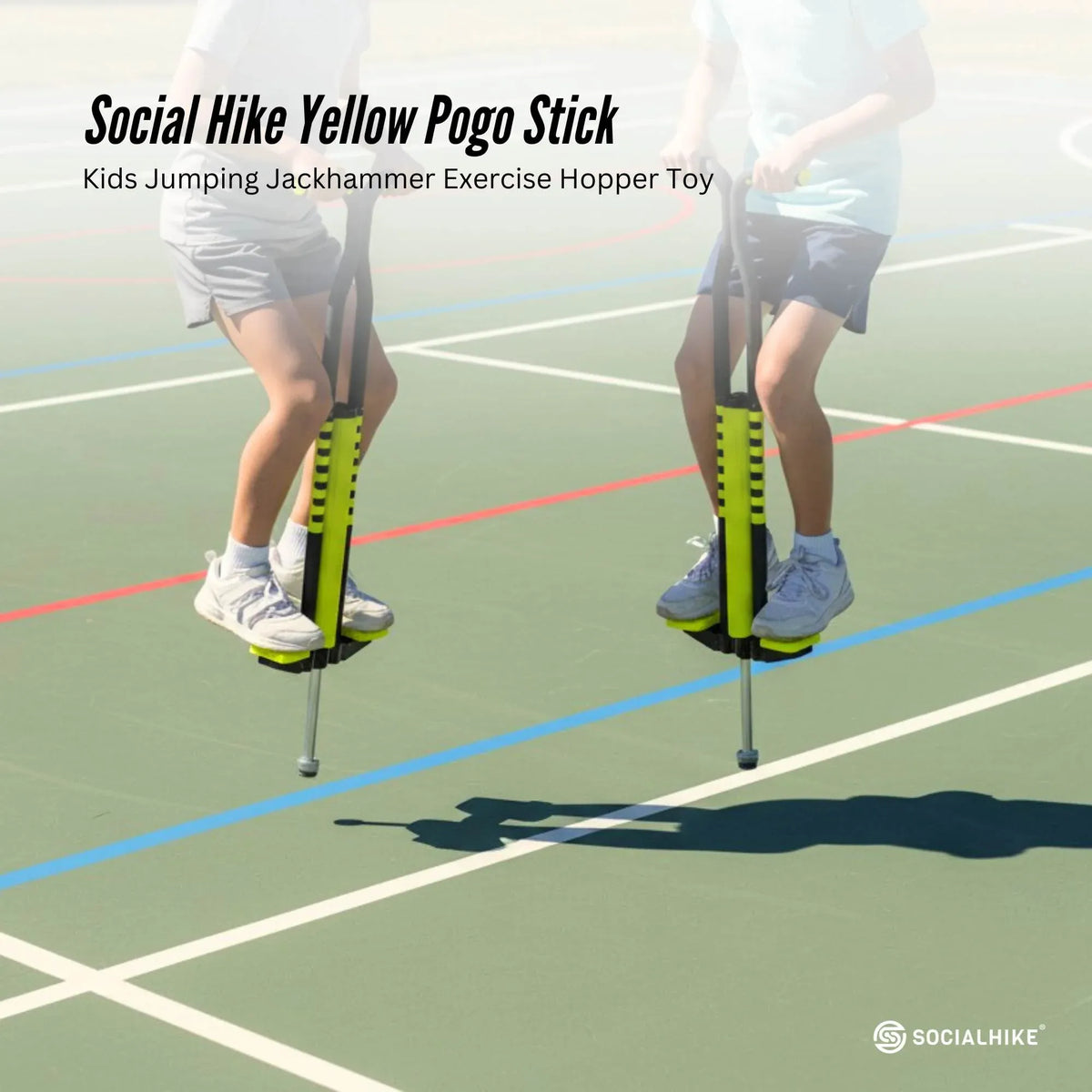 Social Hike Yellow Pogo Stick
