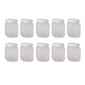 10X 250g Plastic Honey Jars + Lids - Square Clear Food Grade