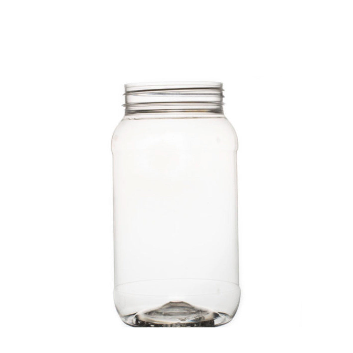 10X 1Kg Plastic Honey Jars + Lids - Round Clear Food Grade