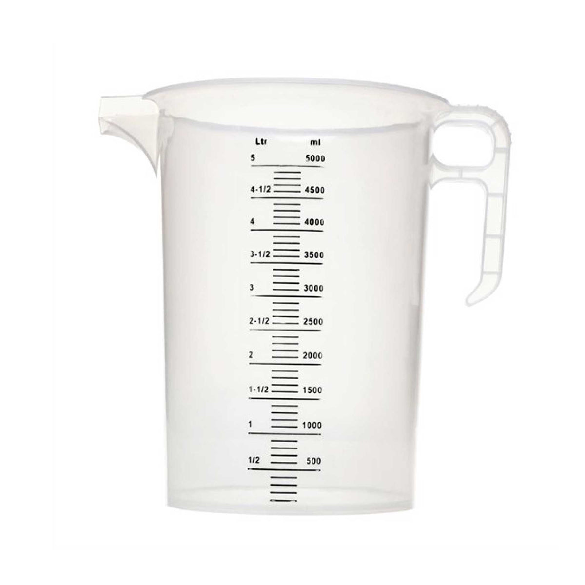 Kitchee Pro-Jug Heavy Duty Clear Measuring Jug, 5 L